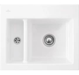 Keramikinė plautuvė Villeroy &amp; Boch Subway 60 XM Akmens balta