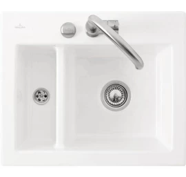 Keramikinė plautuvė Villeroy &amp; Boch Subway 60 XM Balta blizgi
