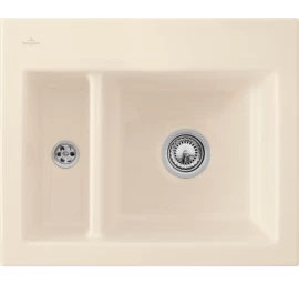 Keramikinė plautuvė Villeroy &amp; Boch Subway 60 XM Flat Dramblio kaulo
