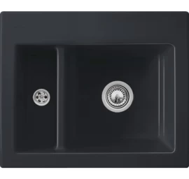 Keramikinė plautuvė Villeroy &amp; Boch Subway 60 XM Flat Grafito