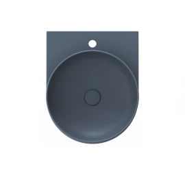 Keraminis praustuvas Ravak Yard 40, su skyle maišytuvui, Deepsea Blue, XJX07240000