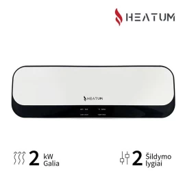 Keraminis sieninis šildytuvas Heatum Avo H2000W WIFI