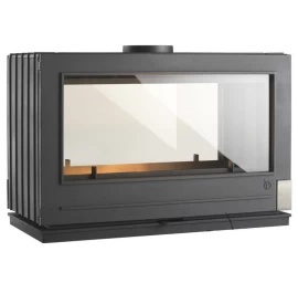 Ketinė krosnelė Invicta Aaron, antracito spalvos, 8 - 18 kW