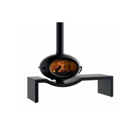 Ketinė krosnelė Invicta Brio, su suoliuku, 7 kW