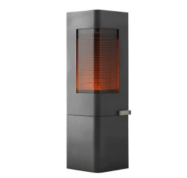 Ketinė krosnelė Invicta Moai, antracito spalvos, 5 - 12 kW