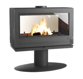 Ketinė krosnelė Invicta Nelson, antracito spalvos, 8 - 18 kW