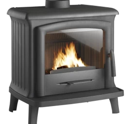 Ketinė krosnelė Invicta Norik, antracito spalvos, 6 kW