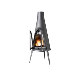 Ketinė krosnelė Invicta POW-WOW, antracito spalvos, 21 kW