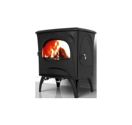 Ketinė krosnelė Seguin Aurore, juoda, iki 9 kW