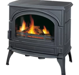 Ketinė krosnelė Seguin TOPAZE, pilka, su oro padavimu iš lauko