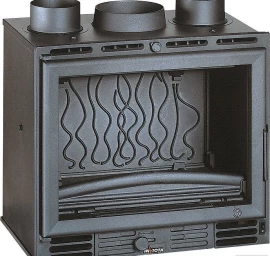 Ketinis židinio įdėklas Invicta 600 TURBO, su ventiliatoriumi
