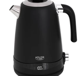 Kettle 1.7l with temp.  regul. black    AD 1295