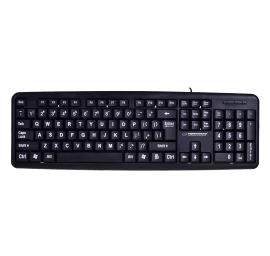 Keyboard Esperanza Florida EK129 (USB 2.0; (US); black color)