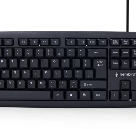 Keyboard GEMBIRD KB-U-103 (USB 2.0; (US); black color)