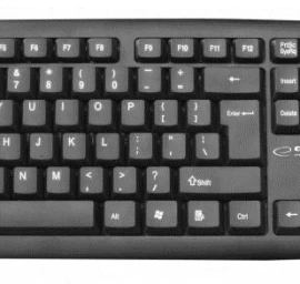 Keyboard membrane Esperanza AMARILLO EK134 (USB 2.0; (EU); black color)