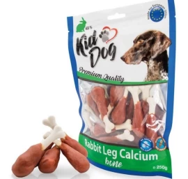 KIDDOG Bone šlaunelė su triušiena ir kalciu 80g (150), A04830