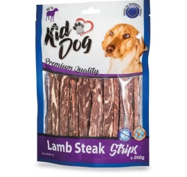 KIDDOG Strips ėriena su buivolo oda 12cm 250g (40), A04715