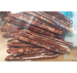 KIDDOG Strips jautienos natūralios juostelės 500g (20), A04718