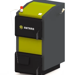 Kieto kuro katilas Antara K-12 MT K, 12 kW, durelių vyriai kairėje