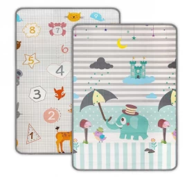 Kinder Digits And Elephant Foam Roll-up Mat