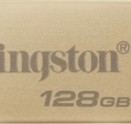 Kingston Data Traveler (128 Gb / Auksinis )