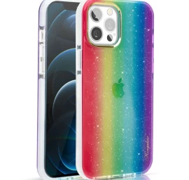 kingxbar Ombre Case Dangtelis iphone 12 Pro Max Multicolor