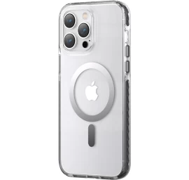 Kingxbar Pqy Ice Crystal Serijos Magnetinis Dėklas Iphone 14 Plus Magsafe - Pilkas