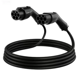 Kiniškiems elektromobiliams skirtas elektromobilio įkrovimo laidas Type 2 - GBT  5m ilgio  (32A, 3 Fazės, 21 KW)