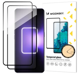 Kit 2x 9h Viso Ekrano Grūdintas Stiklas Realme Gt Neo 5 / Realme Gt3 Su Juodu Rėmeliu