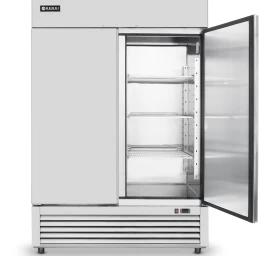 kitchen Line 2 Durų Nerūdijančio Plieno šaldymo Spinta Gn2/1 420w 1300l