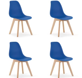 Kito Kėdė Mėlyna / Natūralios Kojos X 4