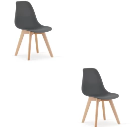 Kito Kėdė Tamsiai Pilka / Natūralios Kojos X 2