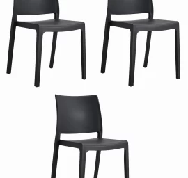Klem Kėdė - Juoda X 3