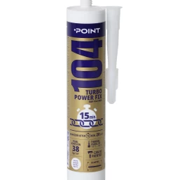 Klijai-hermetikas POINT 104 Turbo Power Fix, 290ml balta sp.