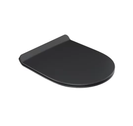 Klozeto dangtis RAVAK Vita Slim, juoda sp.