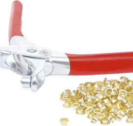 Kniedijimo replės su 100 apskritų kniedžių | 4,5 mm (75830)