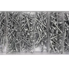 Kniedžių rinkinys dėžutėje | mix | Ø 2,4 - 4,8 mm | 400 vnt. (YT-36420)