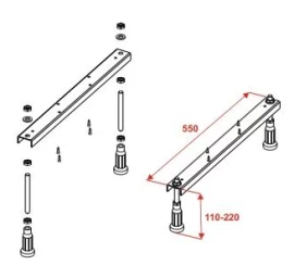 Kojos voniai Riho long universal 207116