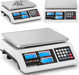 Komercinės Skaitiklio Svarstyklės Lcd Rs232 30000 G / 0,5 G