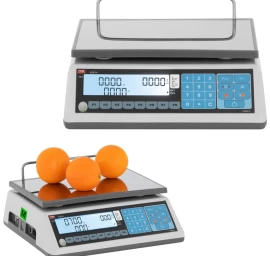Komercinės Svarstyklės 15 Kg / 5 G Lcd M Legalizacija