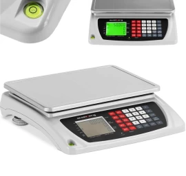 Komercinės Svarstyklės Su Lcd Ekranu 33,5 X 23 Cm 50 Kg / 6 G