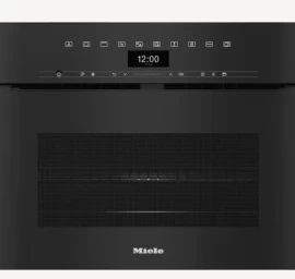 Kompaktiška orkaitė su mikrobangų funkcija Miele H 7440 BMX, juoda