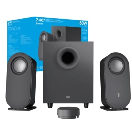 Kompiuterio Kolonėlės Logitech Z407 80w, Juoda