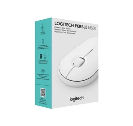 Kompiuterio Pelė Logitech Pebble M350, Balta