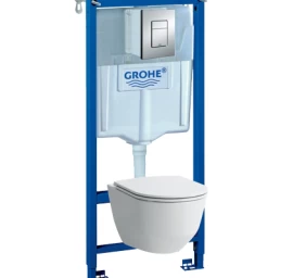 Komplektas: rėmas Grohe Rapid SL 5-in-1 ir unitazas Laufen Pro Rimless su Soft Close dangčiu Komplektas: rėmas Grohe Rapid SL 5-in-1 ir unitazas Laufen Pro Rimless su Soft Close dangčiu