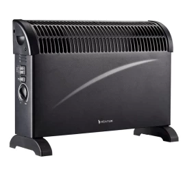 Konvekcinis šildytuvas (elektrinis radiatorius) Heatum THERMA H2000 Juodas