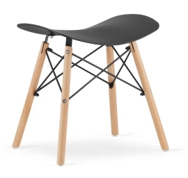 Korfu Taburetė - Juoda X 1
