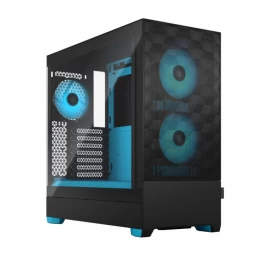 Korpusas Fractal Pop Air Tg Clear Tint Rgb Cyan Core
