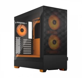 Korpusas Fractal Pop Air Tg Clear Tint Rgb Orange
