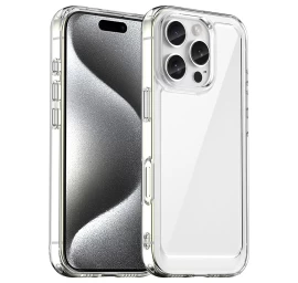 Korpusas outer Space Su Geliniu Rėmeliu iphone 16 Pro - Skaidrus